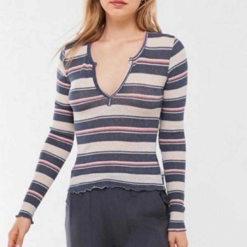 Urban Outfitters Striped Long Sleeve